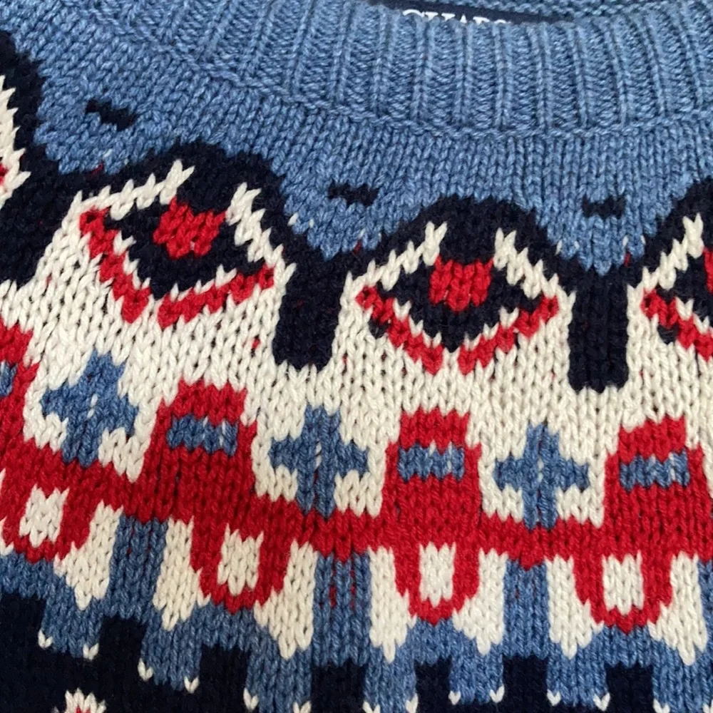 Chaps long sleeve sweater with fair isle like print L - Picture 6 of 14